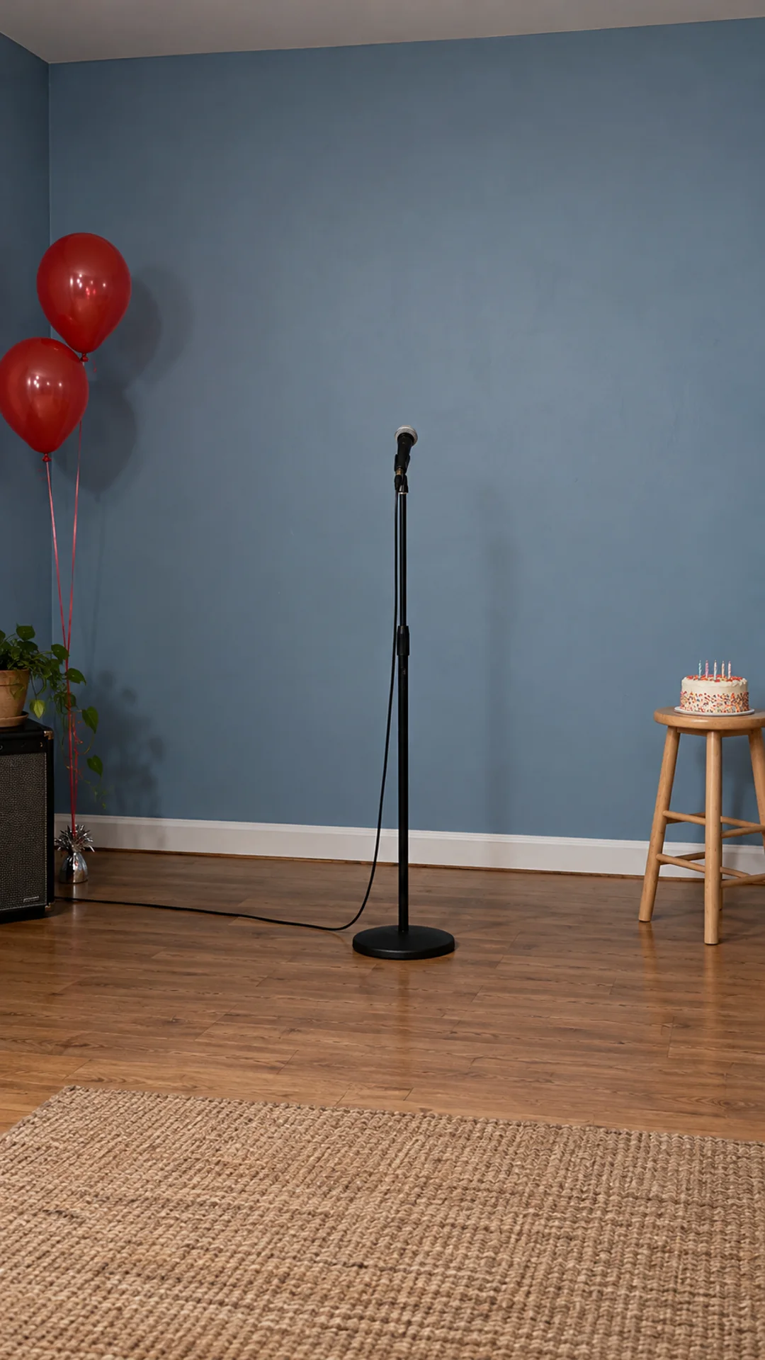 party room stage concept illustration